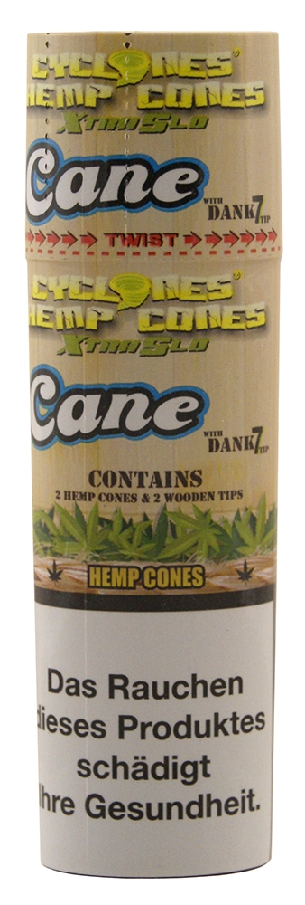 Cyclones Hemp Cones Cane 2er Pack Cyclones Cane Hemp Cones X-TRA Slow mit Holzfilter 2er Pack